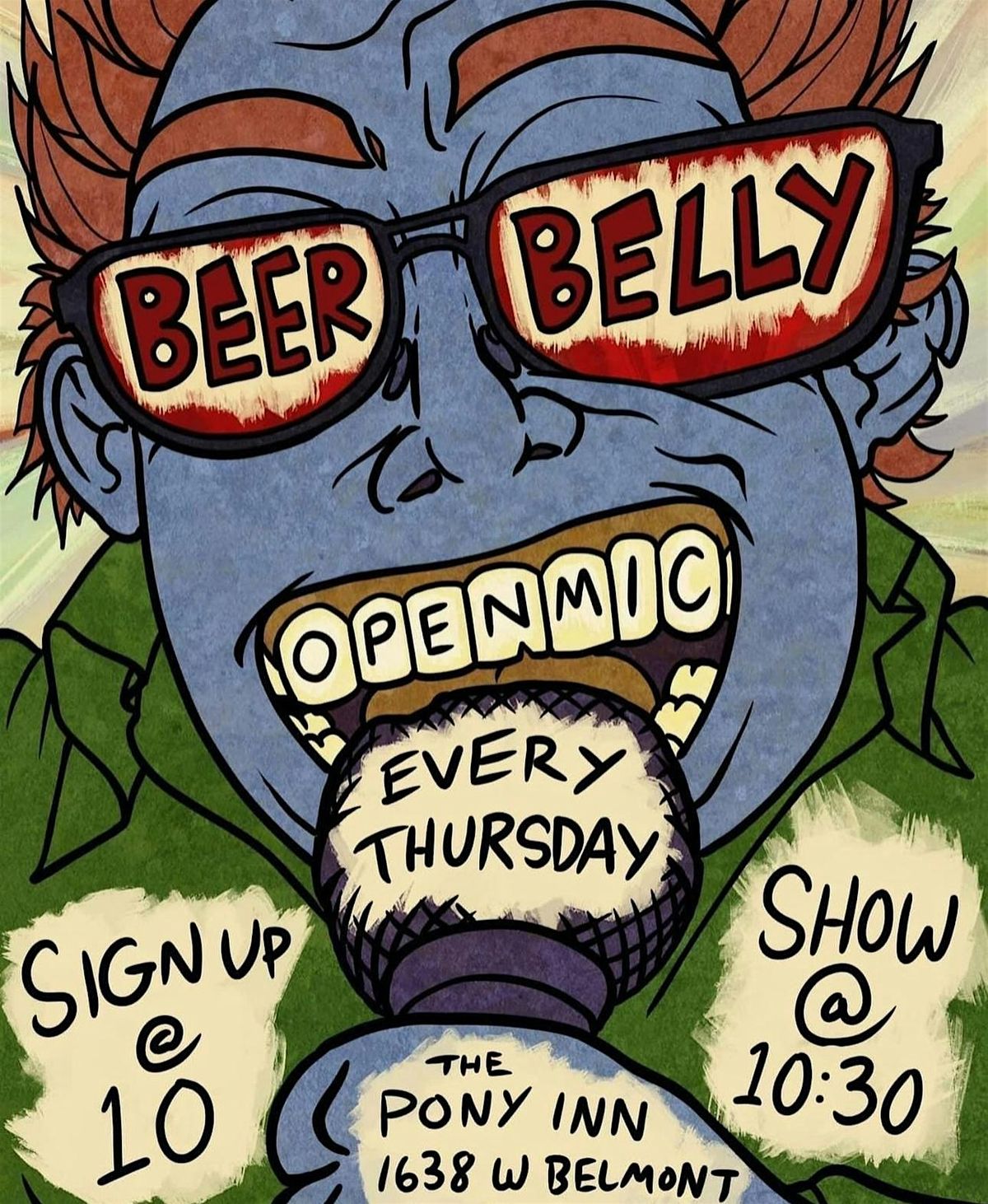 BEER BELLY COMEDY OPEN MIC UPSTAIRS ON THURSDAYS