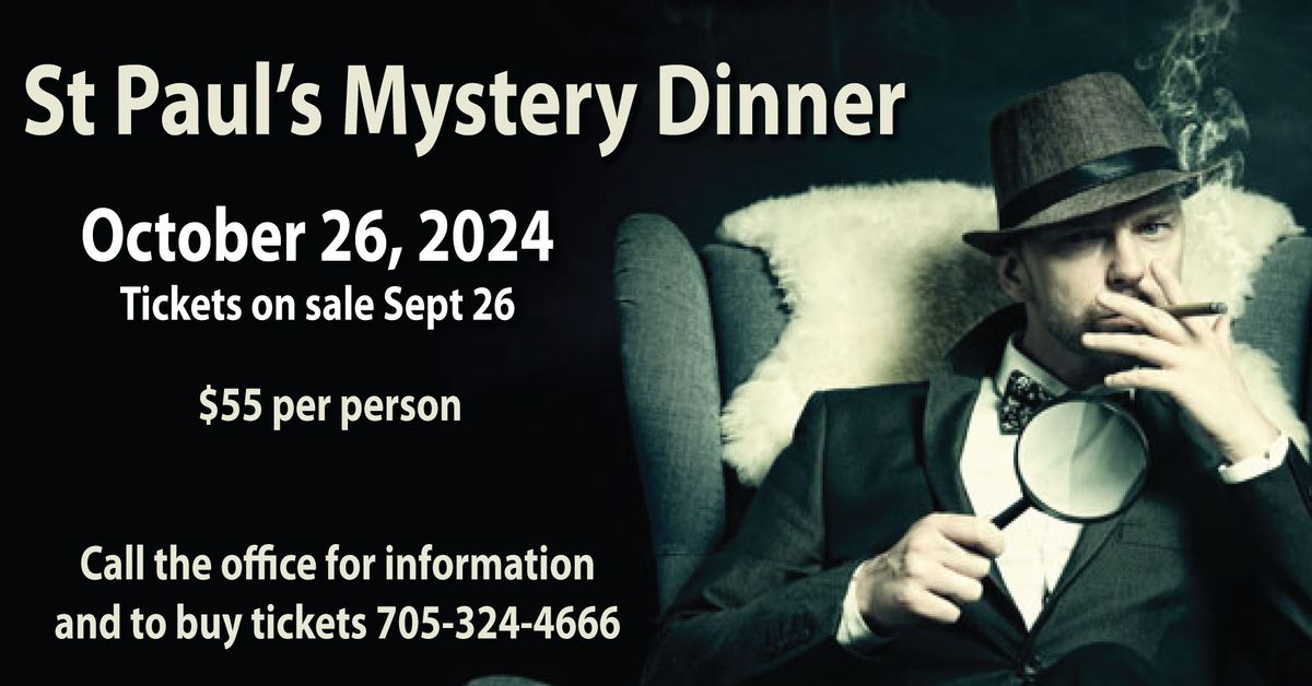 St Paul's Mystery Dinner