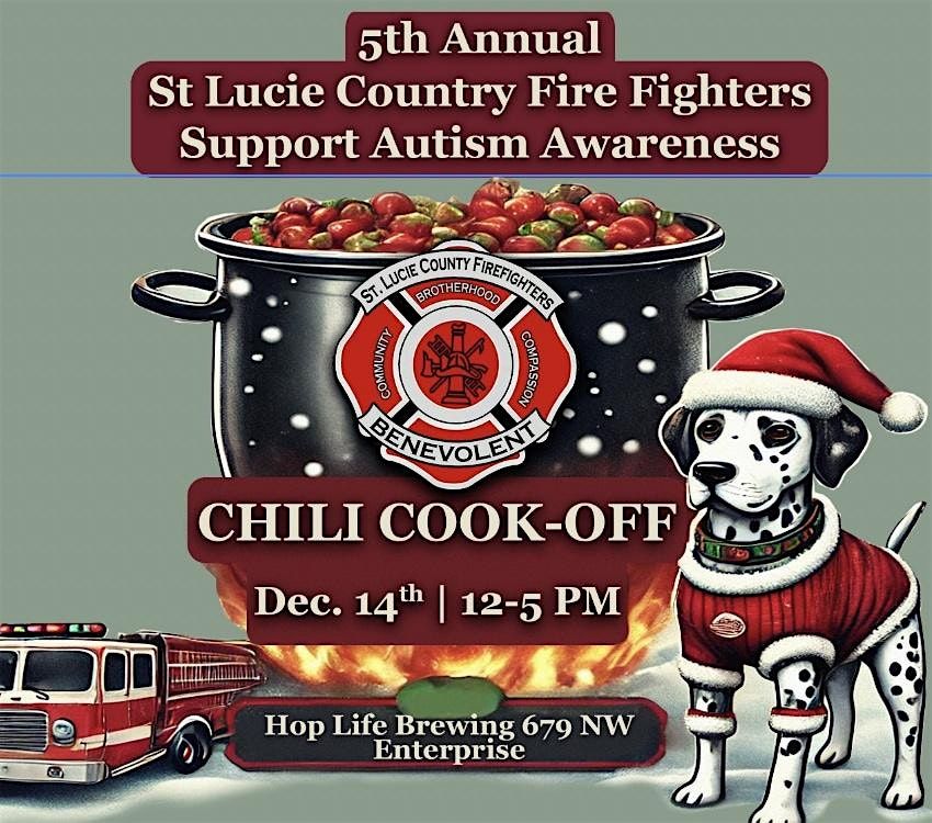 5th Annual St Lucie County Fire Fighter Autism Awareness Chili Cook-Off