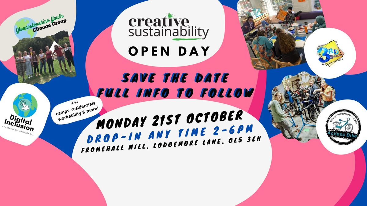 Creative Sustainability Open Day