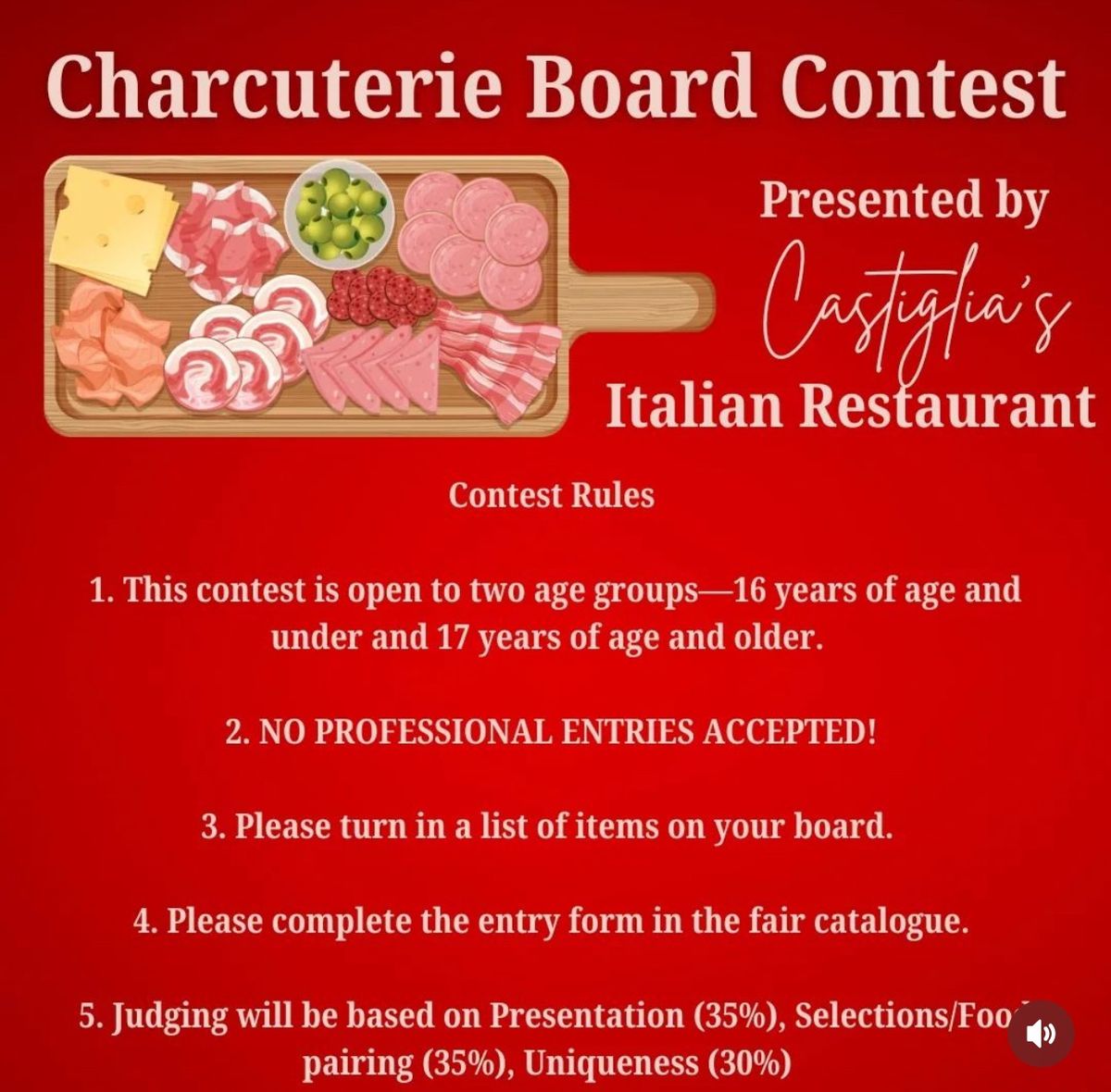 Charcuterie Board Contest @ Fredericksburg Fair 