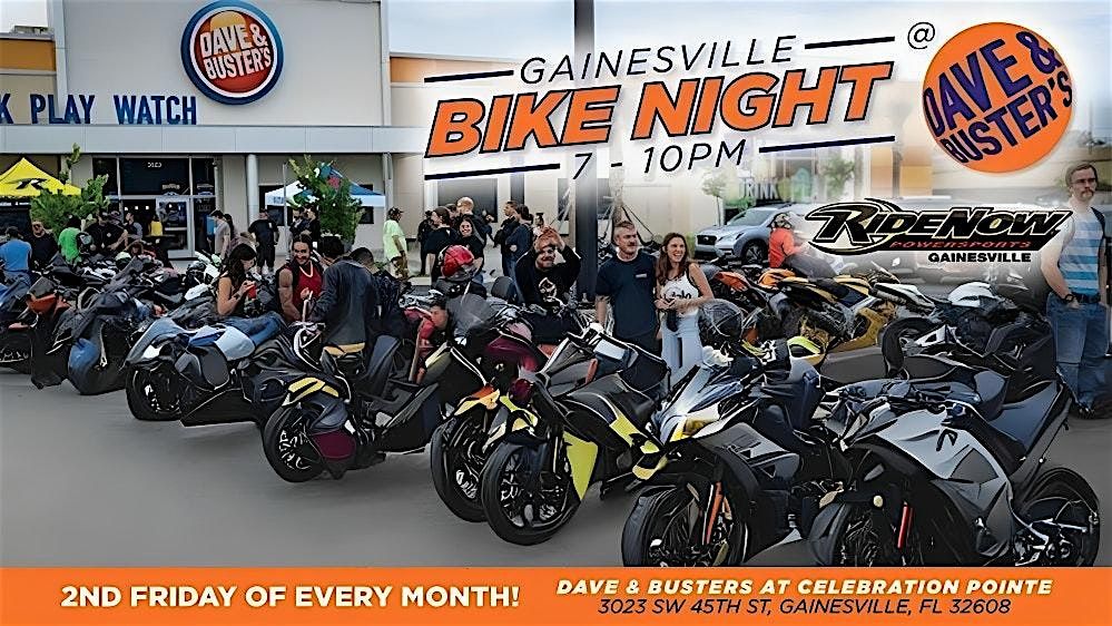 Bike Night at Dave and Buster's