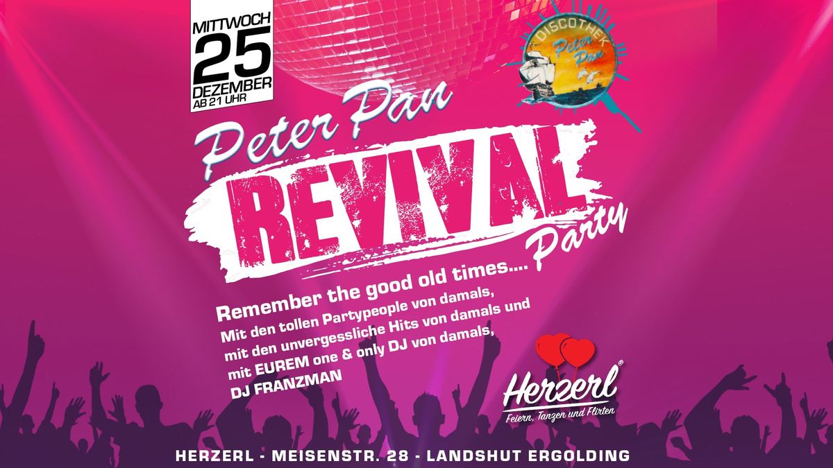 Peter Pan Revival Party | Mi.25.12. | Herzerl