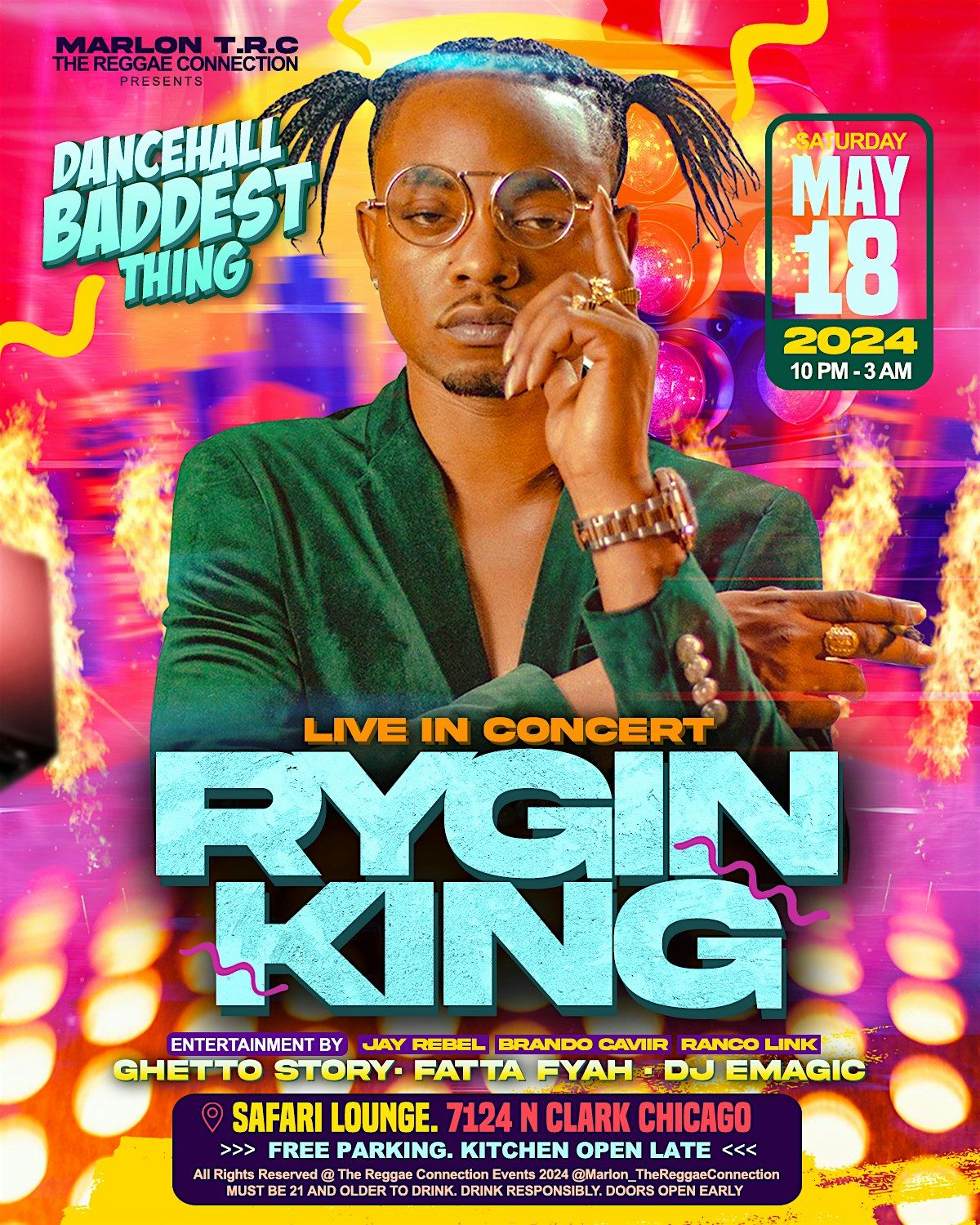 Rygin King Live Chicago