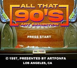 ALL THAT 90s Art Exhibition