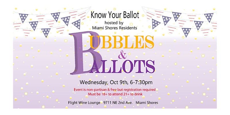 Bubbles and Ballots