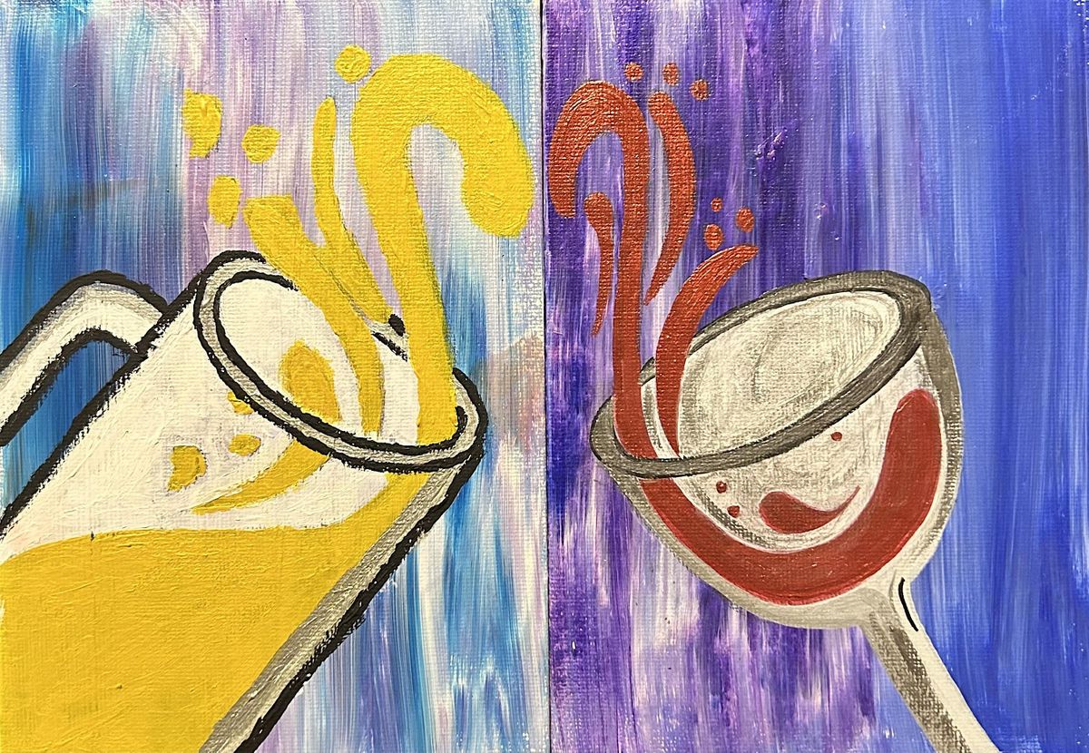 sip and paint -friends\/couples addition