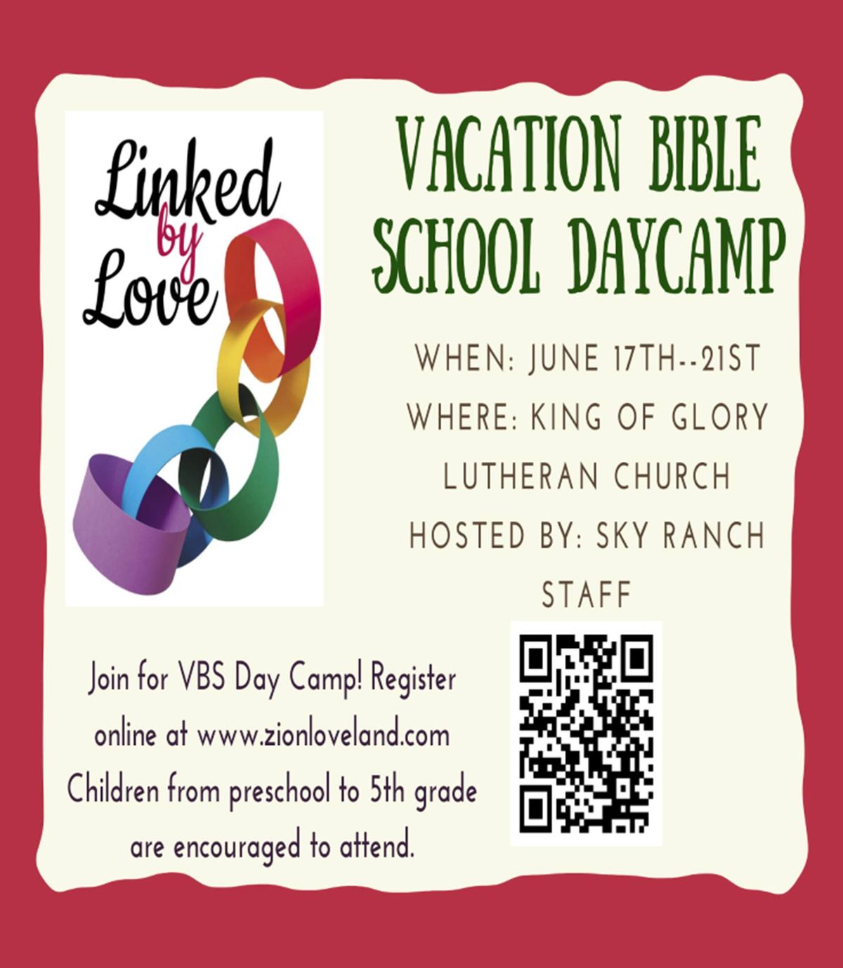 Vacation Bible School Day Camp