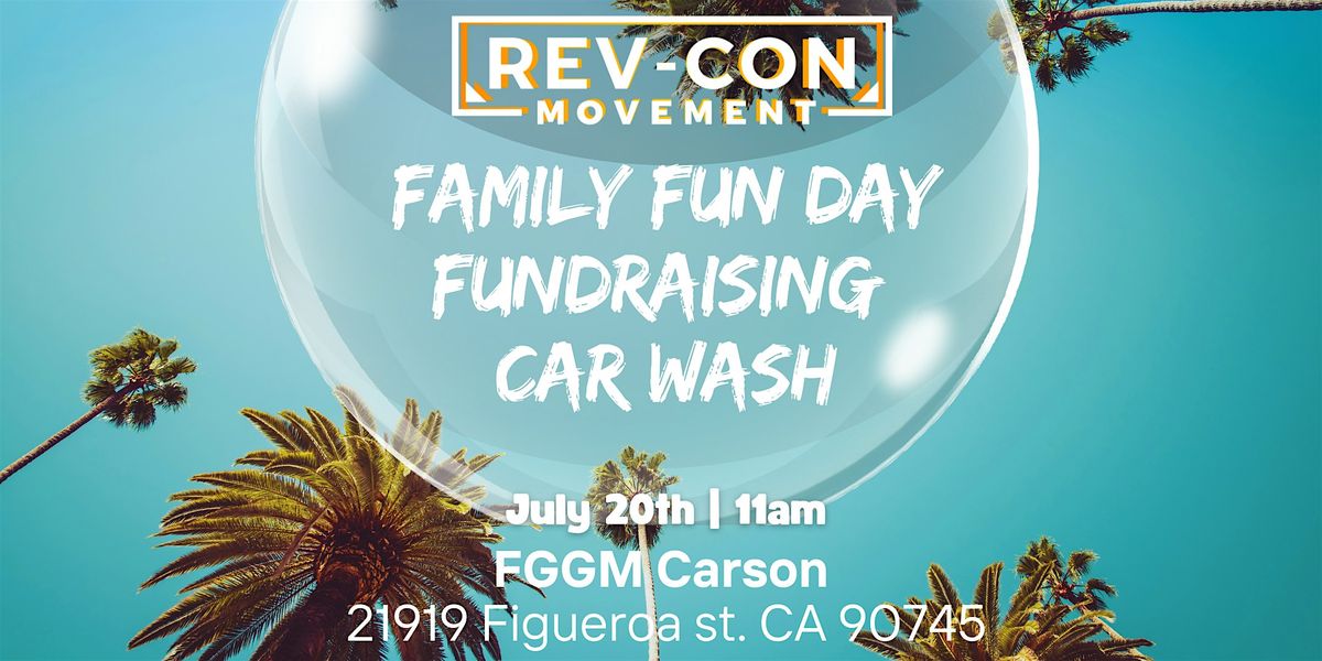RevCon Family Fun Day Fundraising Car Wash