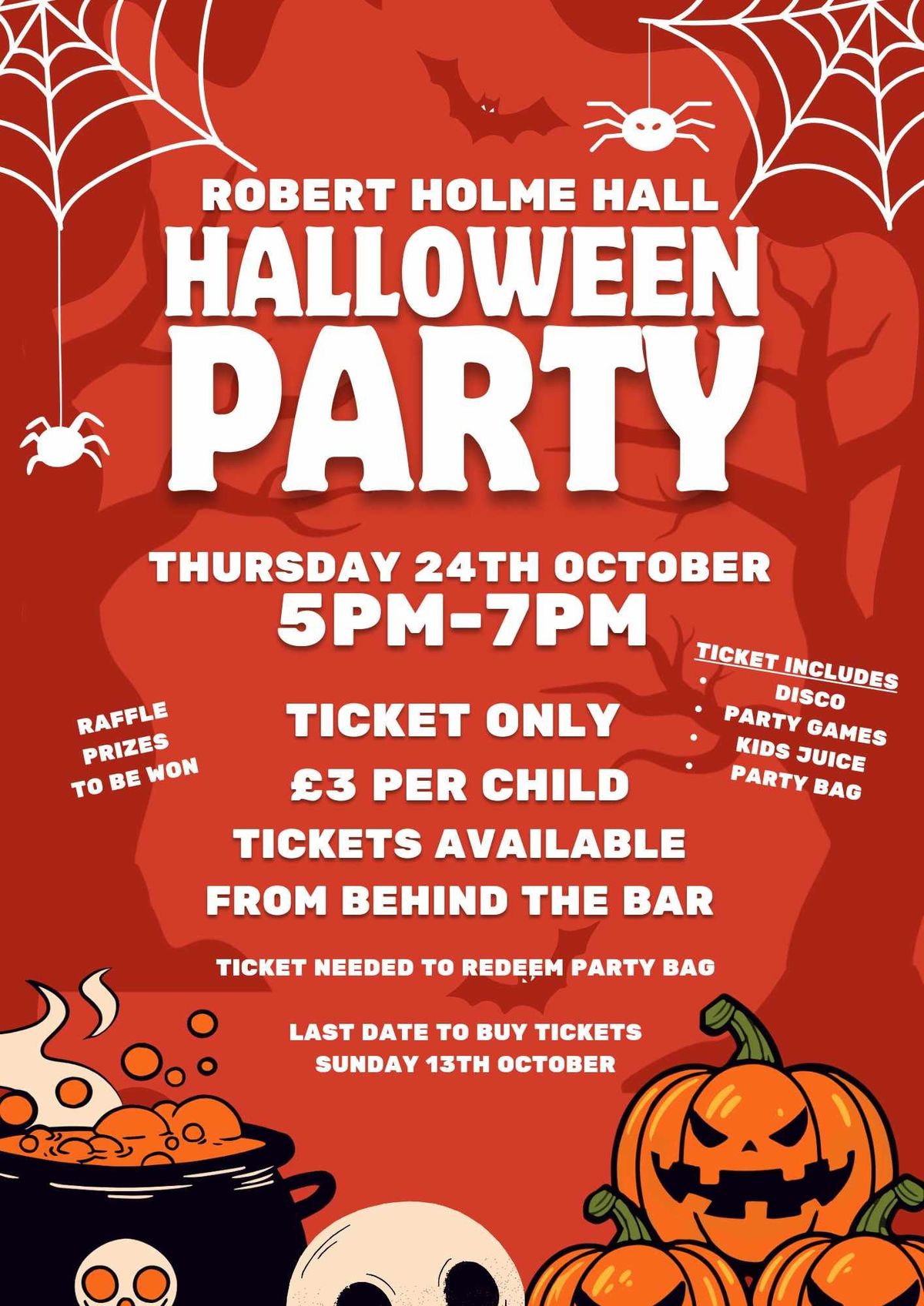 Robert Holme Hall Kids Halloween Party