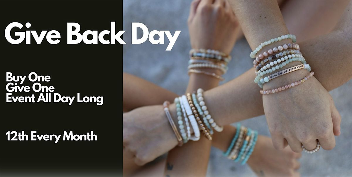 GIVE BACK DAY! BUY 1 - GIVE 1 EVENT AT INSPIRATION CO. IN ALTAMONTE MALL!