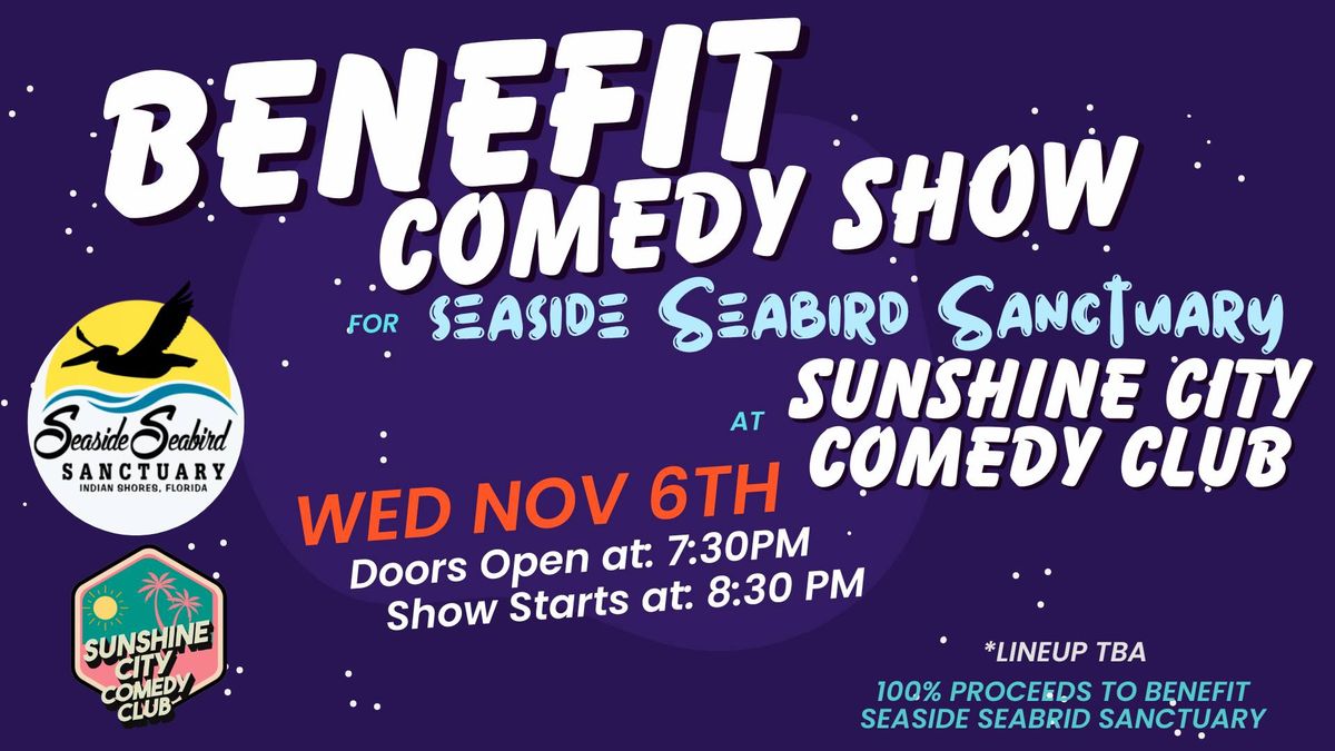 Benefit Comedy Show for Seaside Seabird Sanctuary