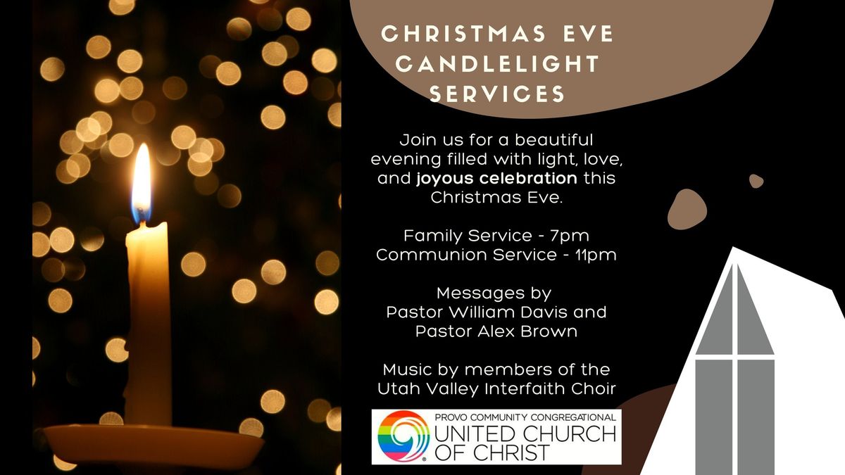 Christmas Eve Candlelight Family Service - 7pm