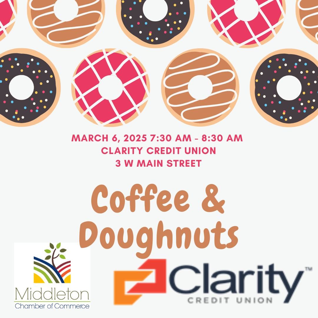 March Coffee and Doughnuts with Clarity Credit Union