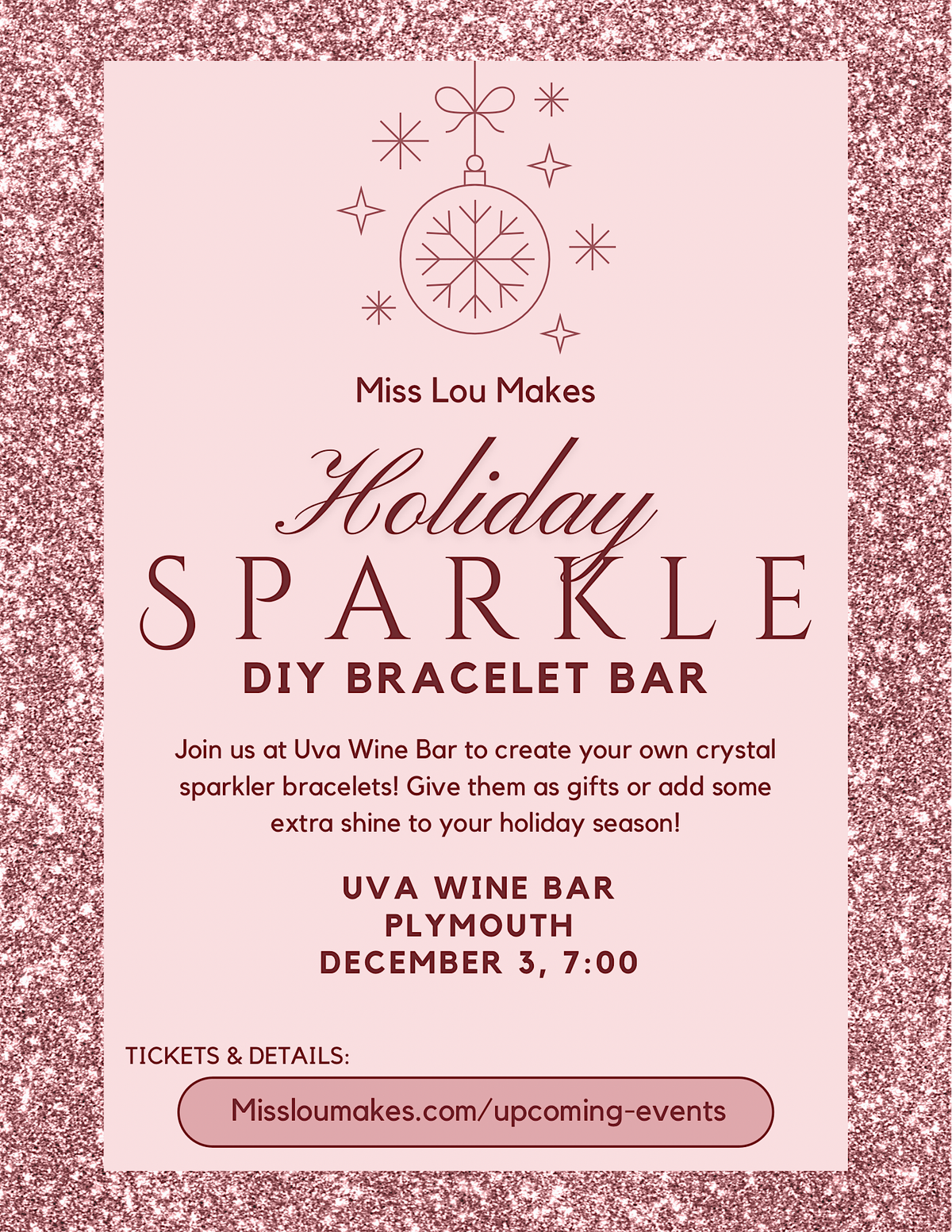 DIY Sparkle Bracelet Bar