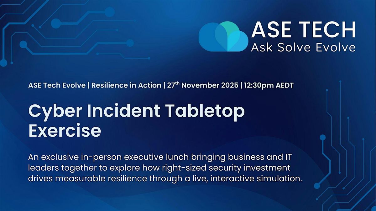 ASE Tech Evolve | Resilience in Action