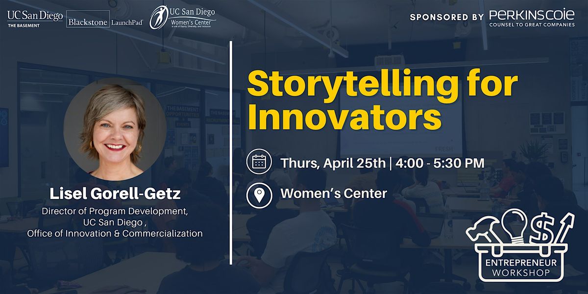 Entrepreneur Workshop - Storytelling for Innovators