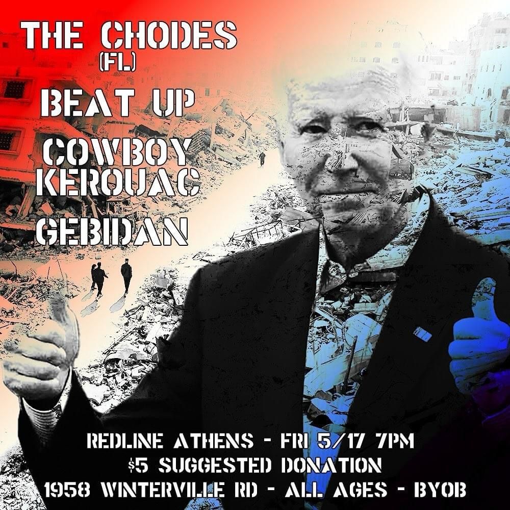 The Chodes, Beat Up, Cowboy Kerouac, GEBIDAN