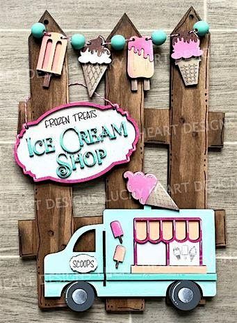 Paint Party: Ice Cream Truck Fence Decor