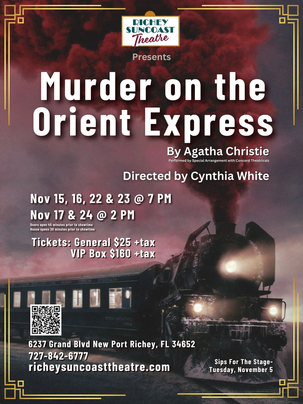 Murder on the Orient Express - Live @ Richey Suncoast Theatre