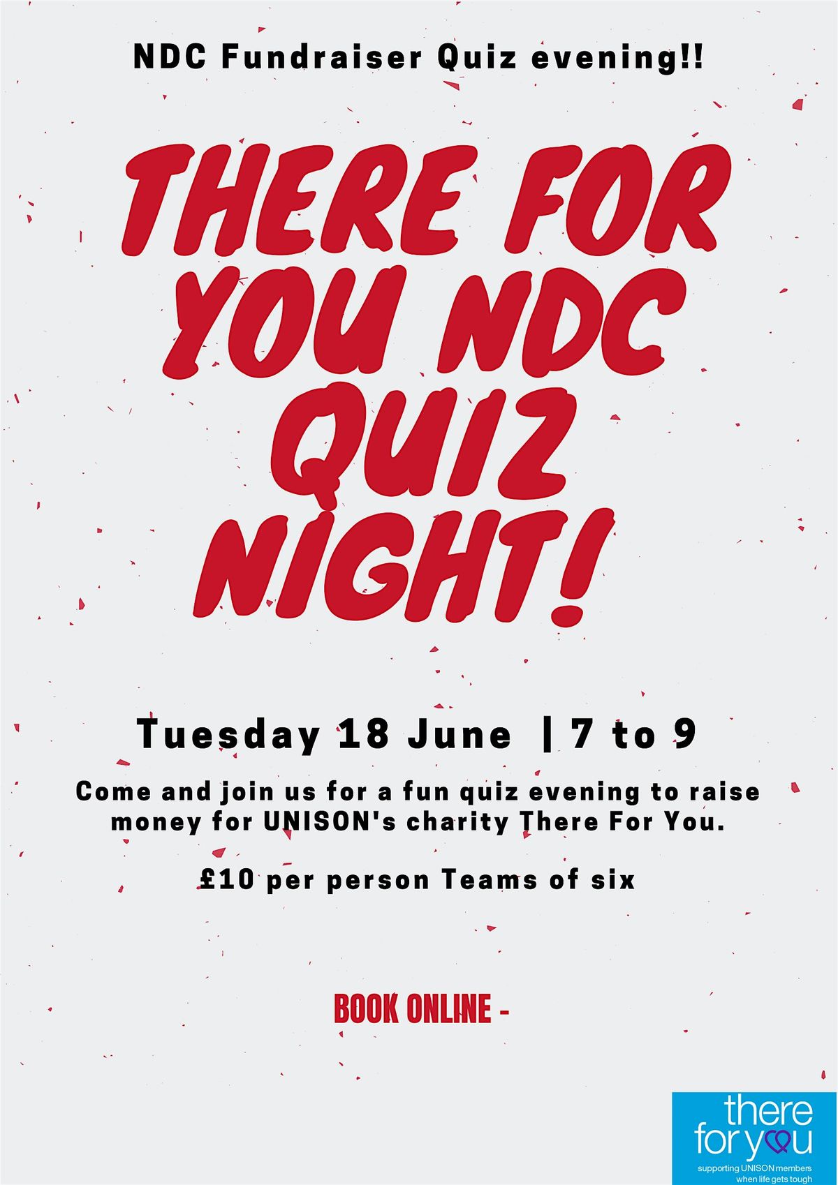 There For You NDC Fundraiser Quiz