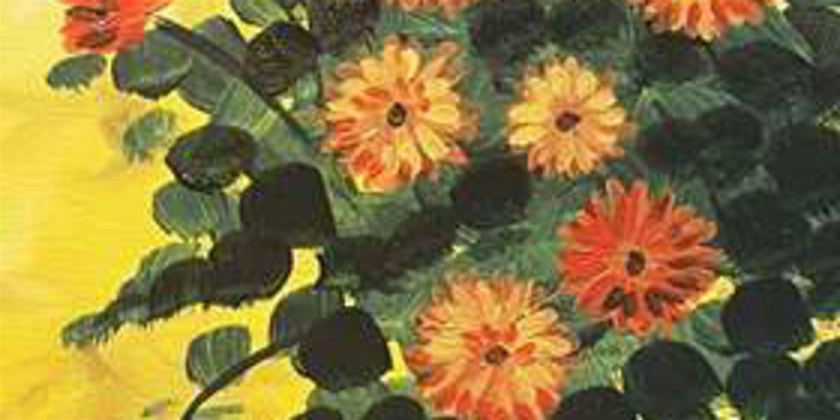 Monet's Dahlias - Paint and Sip by Classpop!\u2122