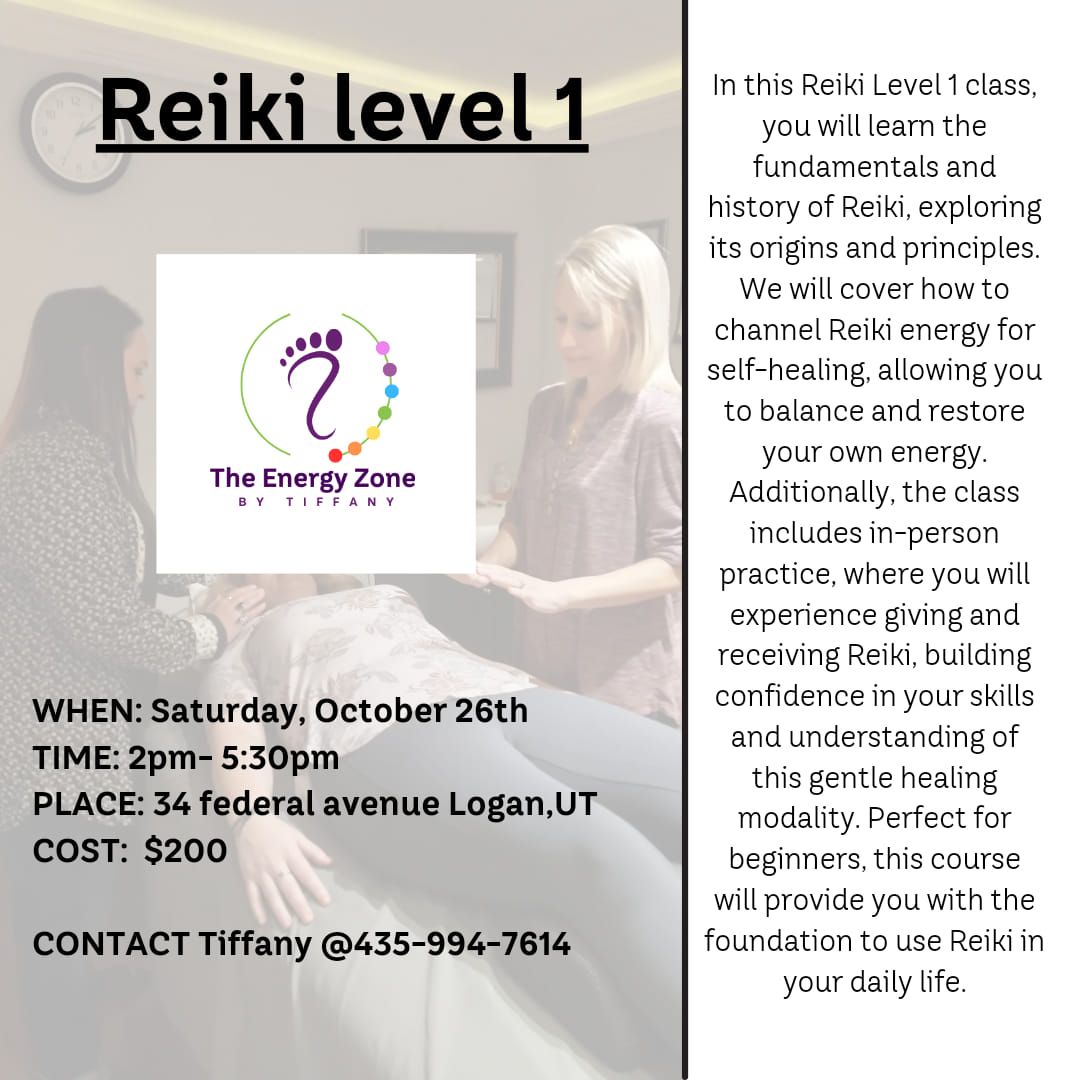 Reiki level 1.