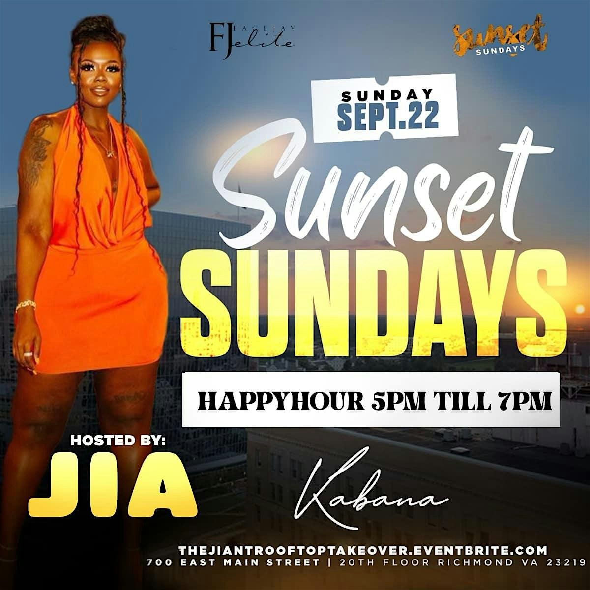 SUNSET SUNDAYS AT KABANA ROOFTOP HOSTED BY JIA THE JIANT