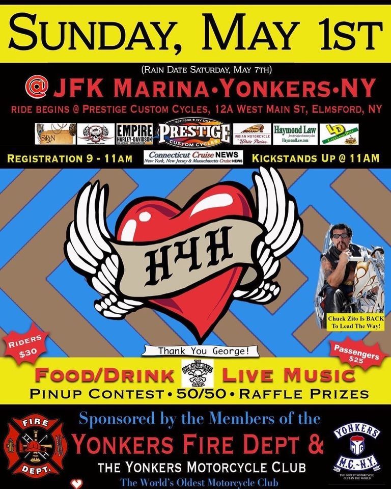 14th Annual Hogs for Hope Run, JFK Marina, Yonkers, 1 May 2022