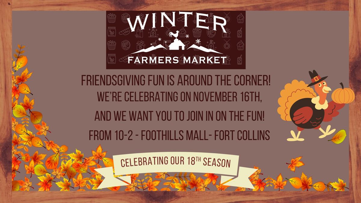 November 16th Market + Friendsgiving Event 