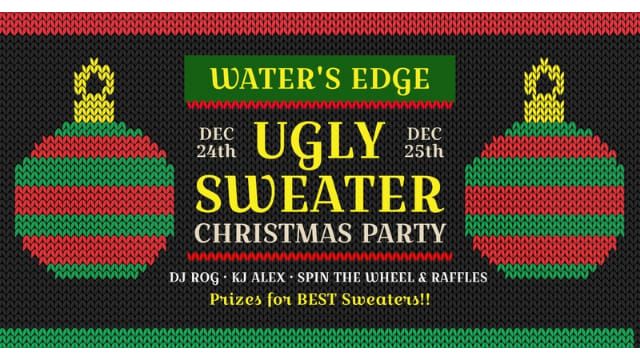 Ugly Sweater Xmas Party!! \ud83c\udf85