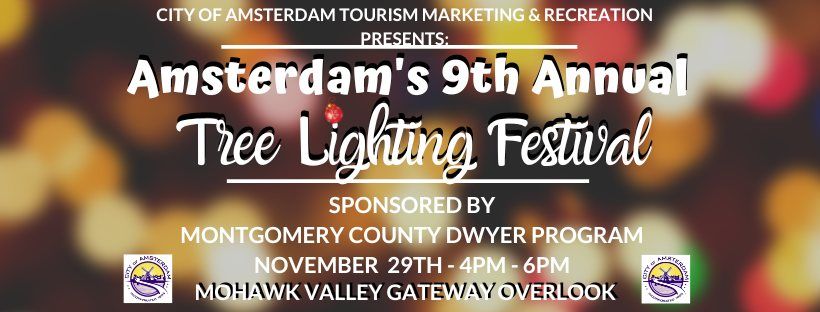 Amsterdam's Tree Lighting Festival Sponsored by Montgomery County Dwyer Program