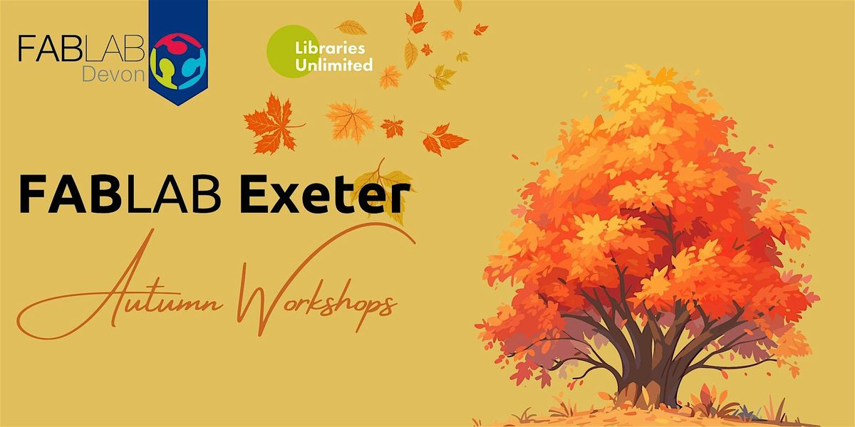 FabLab Exeter Autumn Laser-cut Wreath Workshop (Children 6-15yrs)