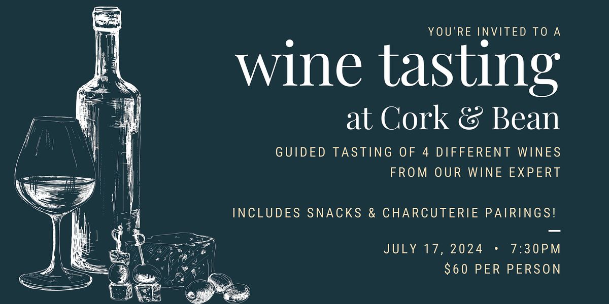 Summer Wine Tasting w\/ Charcuterie @ Cork and Bean Oshawa