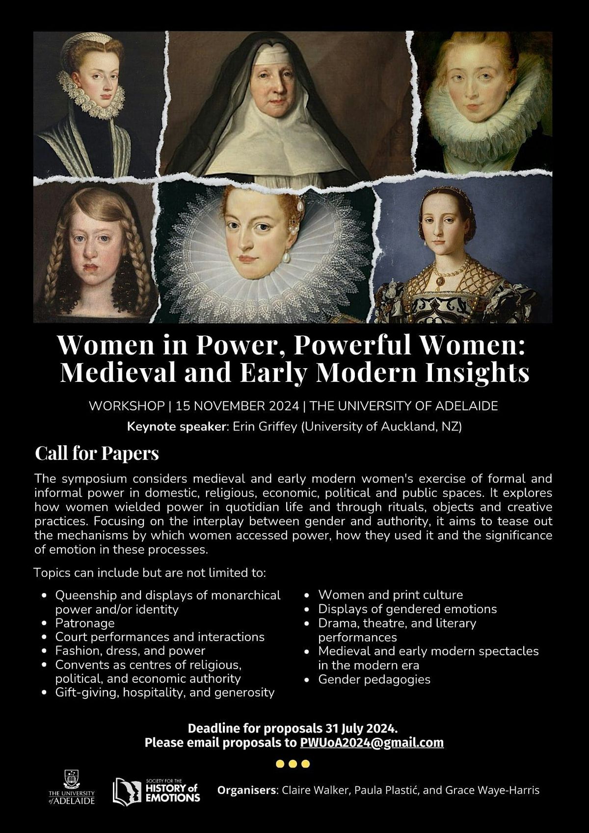 Women in Power, Powerful Women: Medieval and Early Modern Insights