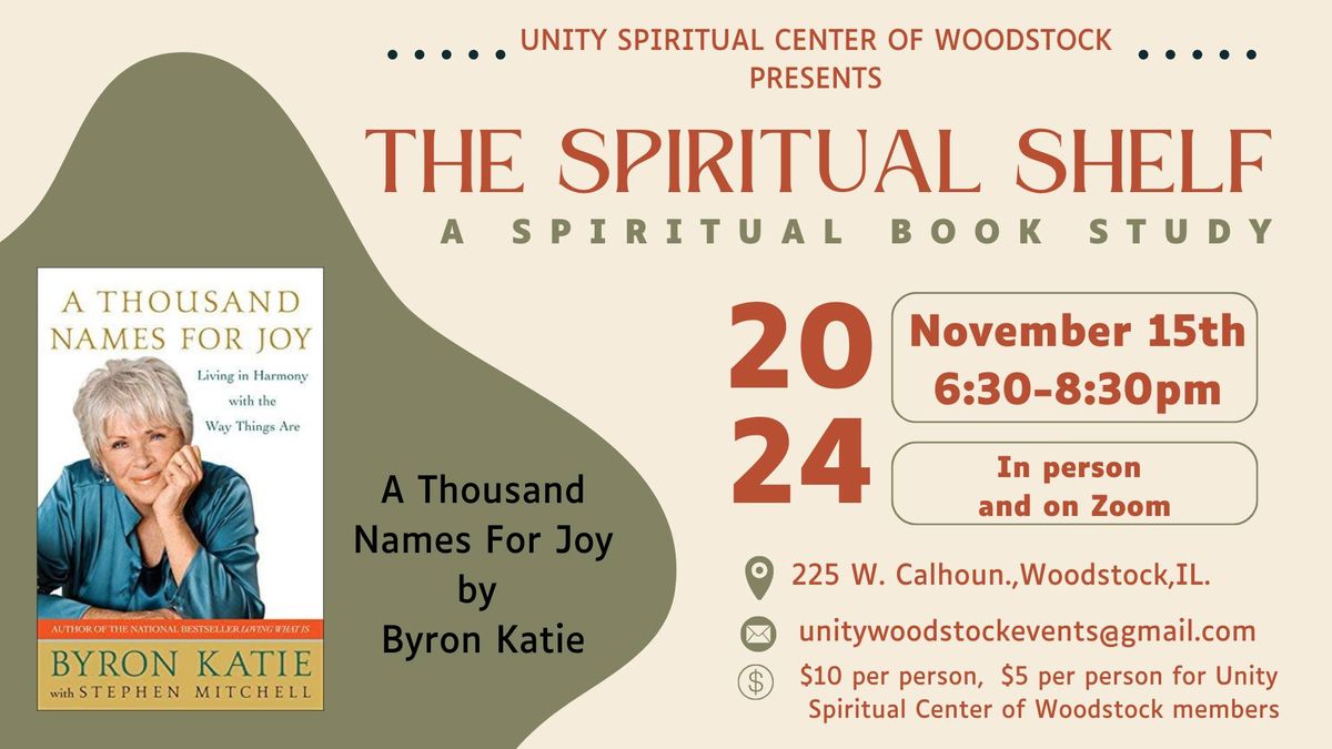 The Spiritual Shelf: A Spiritual Book Study