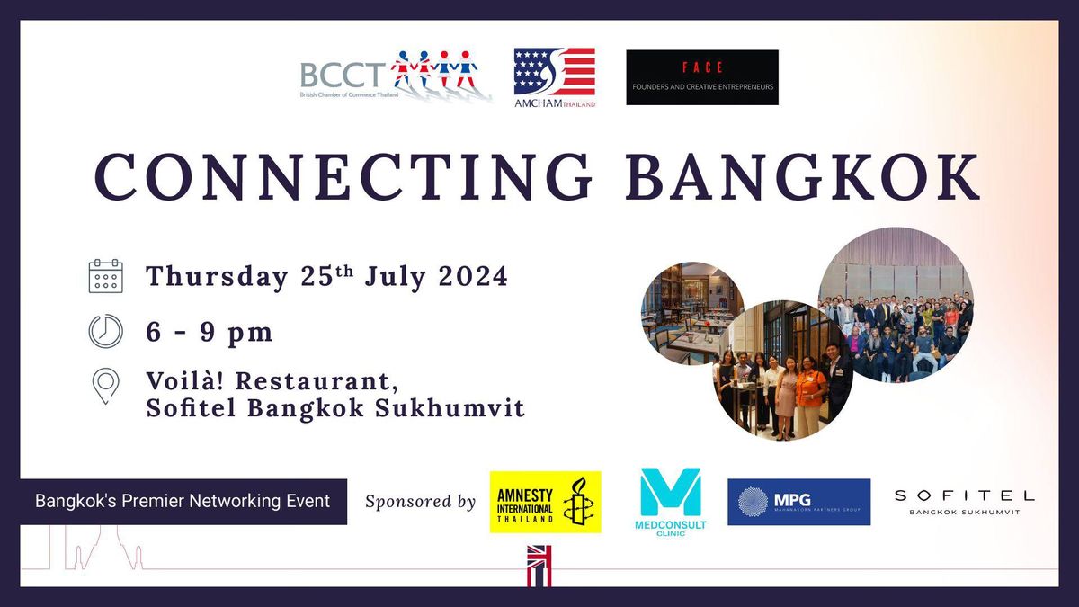 BCCT, AMCHAM & FACE Connecting Bangkok