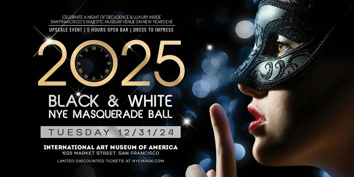 Black & White NYE Masquerade Ball 2025