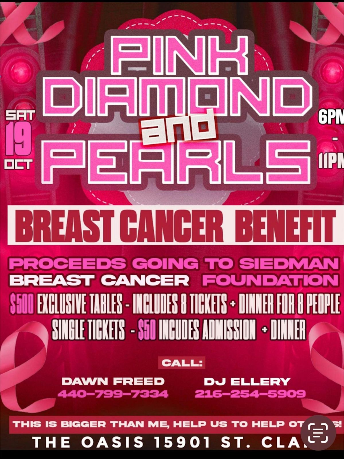 DIAMONDS & PEARLS BREAST CANCER BENEFIT