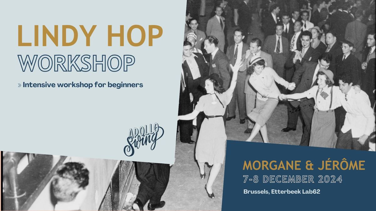 Lindy Hop intensive for beginner with Morgane & J\u00e9r\u00f4me - Apollo Swing