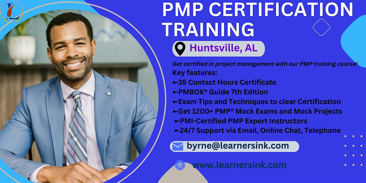 Confirmed 4 Day PMP Bootcamp In Huntsville, AL