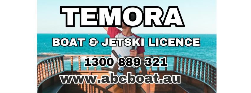 TEMORA - Boat & JetSki Licence.