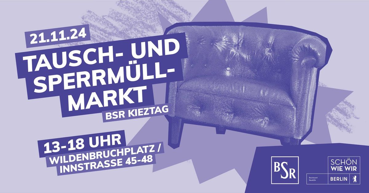 Tausch- und Sperrm\u00fcllmarkt am Wildenbruchplatz