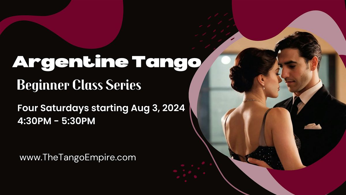 Argentine Tango Beginner Class Series