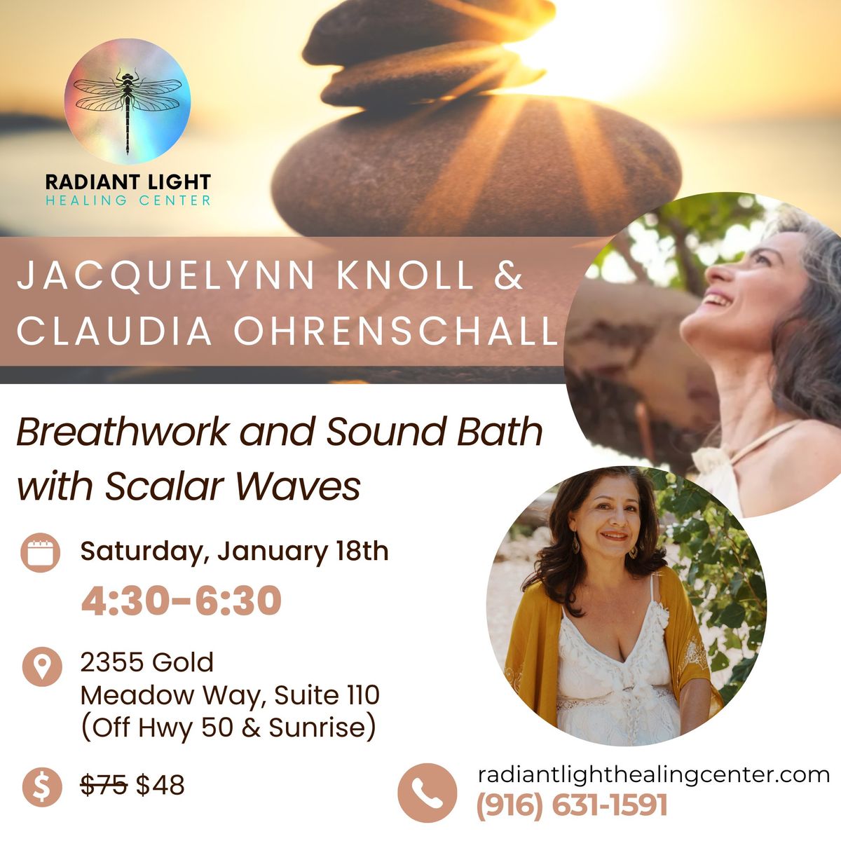 Breathwork and Sound Bath with Scalar Waves