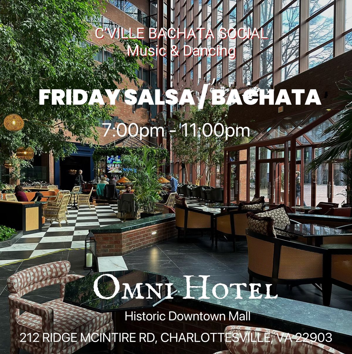 FRIDAY SALSA\/BACHATA @ THE OMNI HOTEL