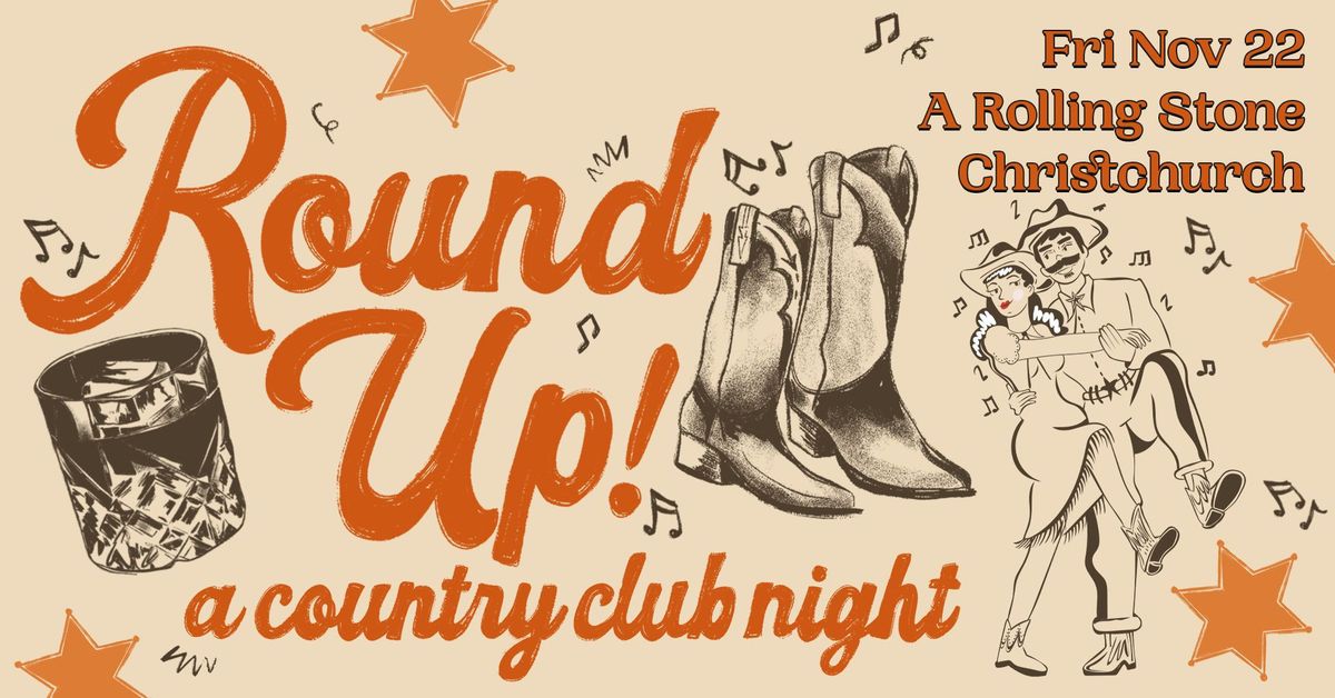 Round Up! - A Country Club Night - Christchurch