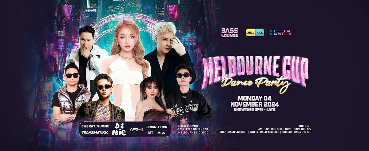 MELBOURNE CUP DANCE PARTY ft DJ MIE, RAPPER ASHI | MON 04 NOV 2024