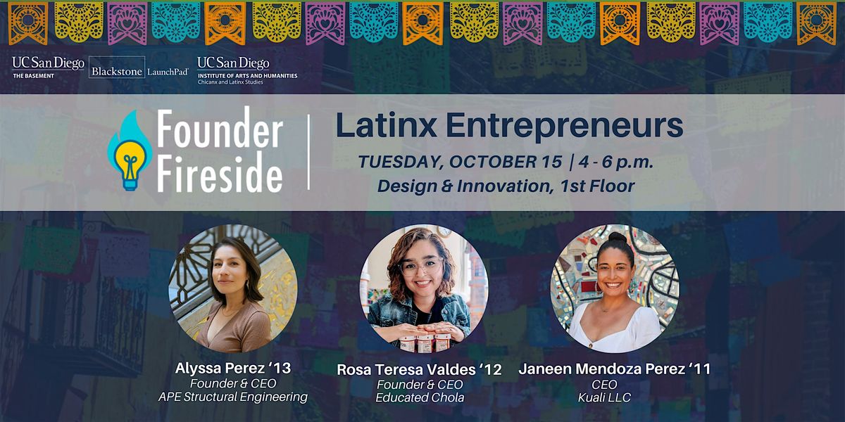 Founder Fireside: Latinx Entrepreneurs