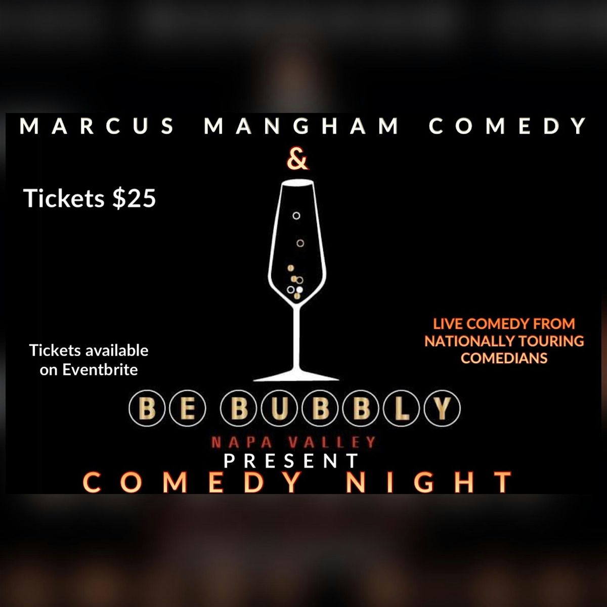 Comedy at Be Bubbly - Holiday Edition!